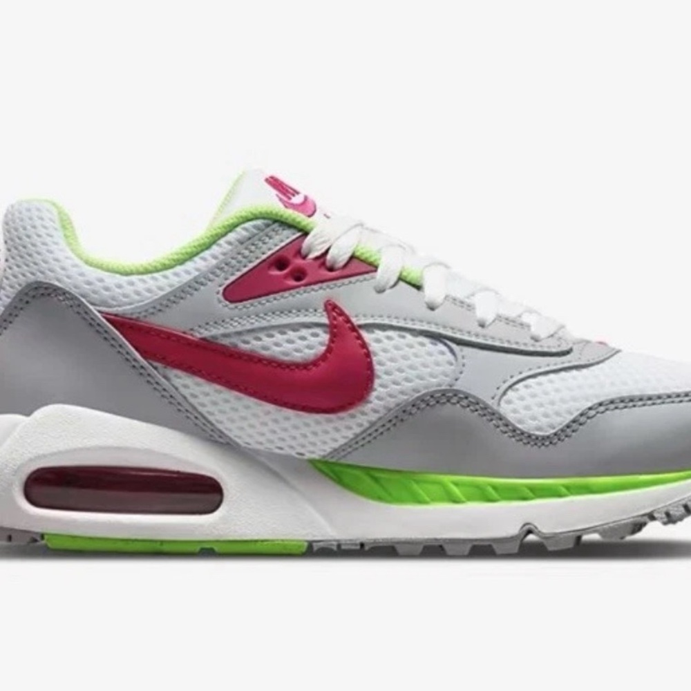 NIKE Air Max Correlate Training Shoes White/Fireberry-Pure Platinum - Picture 2 of 16